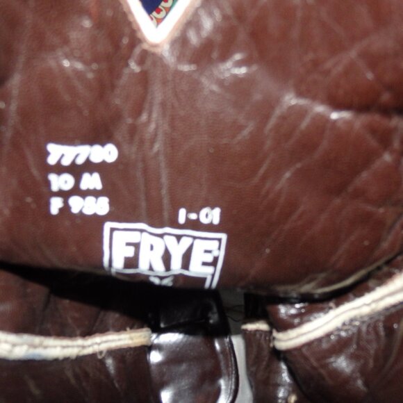 Frye Daisy Duke Beige All leather cowboy boots size 10 - Picture 8 of 8